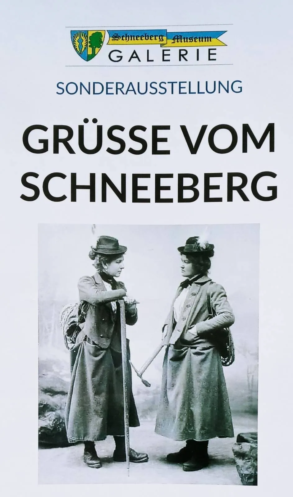Original exhibition poster: Grüße vom Schneeberg