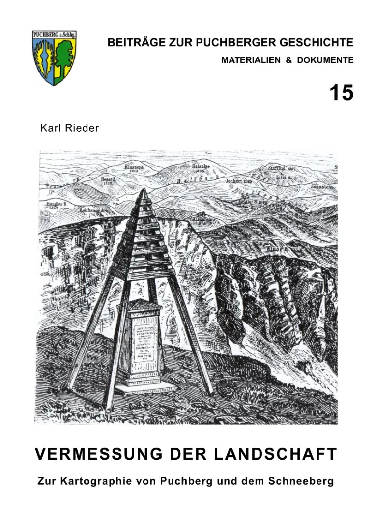 Original exhibition poster: Vermessung der Landschaft
