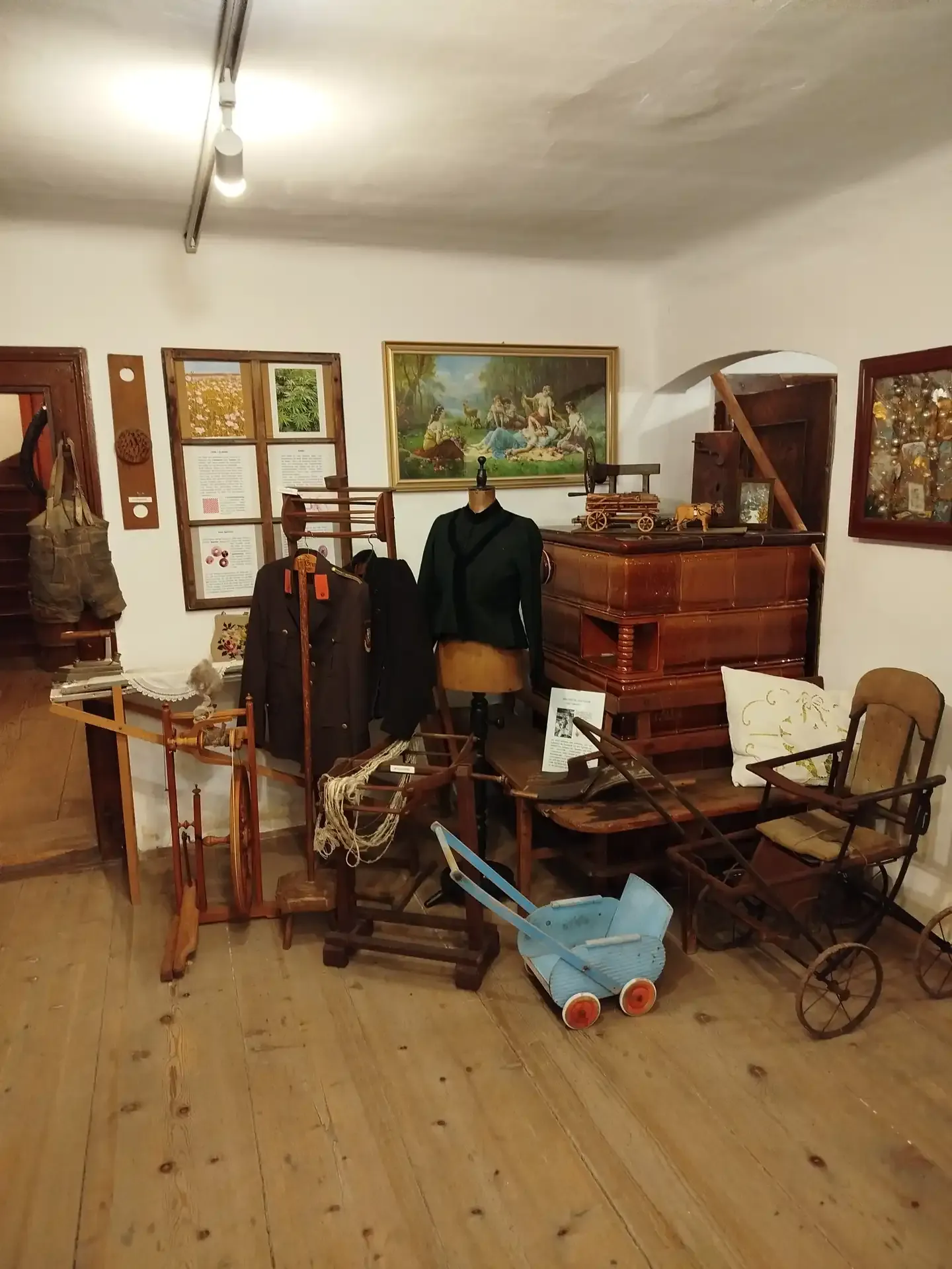 Inside the exhibition rooms of Schneeberg Museum 3
