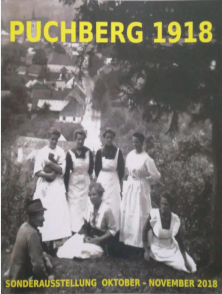 Original exhibition poster: Puchberg 1918