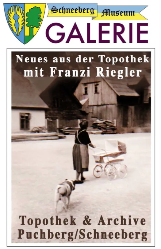 Original exhibition poster: Neues aus der Topothek